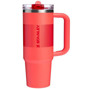 STANLEY 40oz Quencher ProTour Flip Straw Tumbler with Leakproof Lid Hot Coral